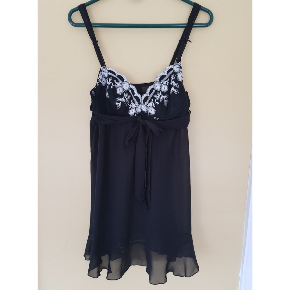 Cinema Etoile Black Babydoll Lingerie